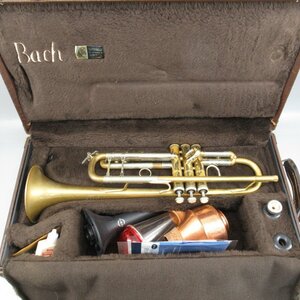 1円～ Bach バック Stradivarius Model 37 トランペット ハードケース付き ジャンク品 管楽器 337-2496507【O商品】