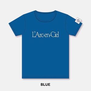 完売品 FC限定品 ■即決■ L'Arc~en~Ciel 旧ロゴ 初期ロゴ Tシャツ FREESIZE ラルクアンシエル HYDE オーバーサイズ ブルー 青