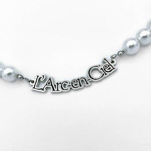 ■送料込み即決■ L'Arc~en~Ciel 30th L'Anniversary パールネックレス 旧ロゴ 初期ロゴ ラニバ Hyde ラルクアンシエル アクセサリー