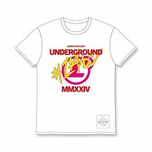 ■新品即決■ L'Arc~en~Ciel ARENA TOUR 2024 UNDERGROUND POPロゴTシャツ Lサイズ ラルクアンシエル HYDE TETSUYA KEN YUKIHIRO_画像1