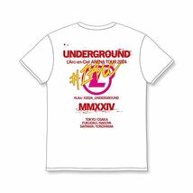 ■新品即決■ L'Arc~en~Ciel ARENA TOUR 2024 UNDERGROUND POPロゴTシャツ Lサイズ ラルクアンシエル HYDE TETSUYA KEN YUKIHIRO_画像2