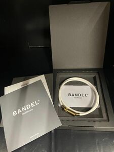 BANDEL（バンデル）NEUTRAL （ニュートラル）ホワイト×ゴールド　Lサイズ52cm 専用箱付き　正規品