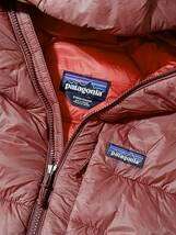 Patagonia パタゴニア マクロ・パフ・フーディ Macro Puff Hoody メンズ ナイロン 中綿 ジャケット Sサイズ オキシドレッド_画像4