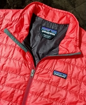 Patagonia パタゴニア Nano Puff ナノパフ ナイロン ジャケット 中綿 プリマロフト Mサイズ 赤_画像4