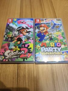 Switch　マリオパーティ スーパースターズ　と　スプラトゥーン2