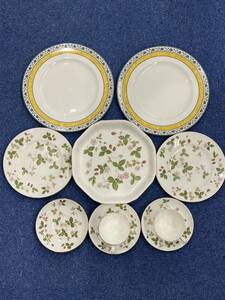 【1.11】ウェッジウッド 食器おまとめ ワイルドストロベリー MISTRAL Wedgwood カップ＆ソーサー