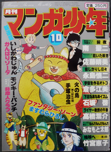 □ 月刊マンガ少年　1979年10月号／石坂啓 永島慎二 竹宮恵子 高橋葉介 佐藤晴美 南聖二 ますむらひろし モンキー・パンチ 手塚治虫