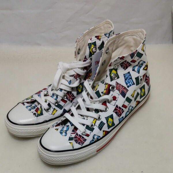 【レア】コンバース スニーカー ALL STAR US　　NATIONSFLAG HI ホワイト 1SC337　新品　未使用