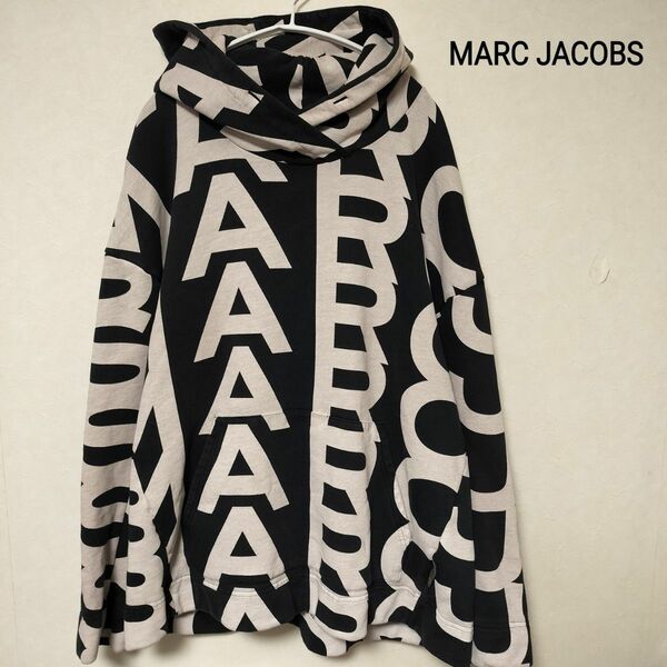 MARC JACOBS マークジェイコブス MONOGRAM HOODIE モノグラム オーバーサイズ フーディー 総柄 パーカー