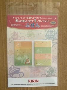 【非売品】★キリンオリジナル★東京ディズニーリゾート★ふせん★ドナルドダック★全6種