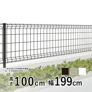  fence steel mesh fence fencing net out structure DIY outdoors .. fence body T100 H1000 height 100cm Shikoku .. mesh fence G