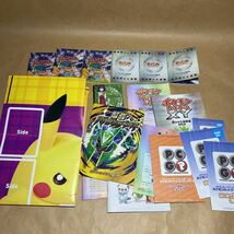 18点セット ポケモン 旧裏面 ポケモンカード シート ガイド 説明書 初期 ルールブック リザードン エリカ メガレックウザ 大量 まとめて_画像1