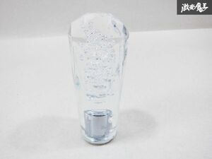 JET イノウエ ジェットイノウエ シフトノブ クリスタル クリア 気泡 12 x P1.25 即納 棚19I1