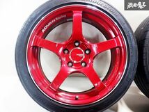 【希少！美品！】ヨコハマ ADVAN Racing アドバンレーシング TC-4 17インチ 7.5J +43 PCD 112 5H 205/45R17 20y' タイヤ付 BMW ミニ 棚34D_画像7