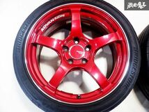 【希少！美品！】ヨコハマ ADVAN Racing アドバンレーシング TC-4 17インチ 7.5J +43 PCD 112 5H 205/45R17 20y' タイヤ付 BMW ミニ 棚34D_画像6