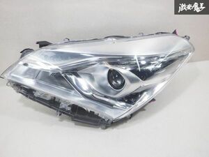 点灯確認済み！！ トヨタ 純正 NSP130 ヴィッツ 後期 LED ヘッドライト ヘッドランプ 左 左側 助手席 KOITO 52-303 刻印 LK 即納 棚28C