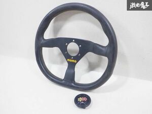  rare!! MOMO Momo all-purpose steering gear steering wheel wheel leather to coil leather diameter approximately 34φ TYP V35/C KBA 70190 01-94 horn button attaching shelves 17L