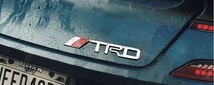 【送料込】TRD(トヨタテクノクラフト) 3Dエンブレム(両面テープ) マットブラック ラージサイズ　金属製　_画像5