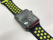 ★【1円〜】Apple Watch Series3 42mm GPS+Cellularモデル スペースグレイ ステンレススチール A1891 アップルウォッチ 即決あり_画像5