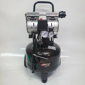 ★超静音 縦型オイルレスコンプレッサー２５Ｌ タンク搭載　　100Ｖ　1.5ＨＰ　3ヵ月保証付