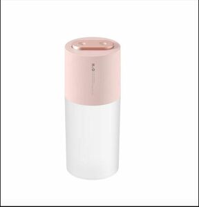 卓上加湿器 かわいい 静音 ライト付き 400ml シンプル ピンク