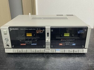 昭和レトロ動作OK★Technics テクニクス システムコンポ RS-1W ダブルカセットデッキ