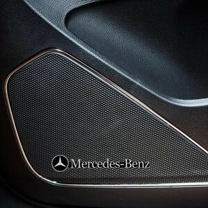 Mercedes Benz メルセデスベンツ AMG アルミ エンブレム プレート バッジ ステッカー シルバー/ブラック g