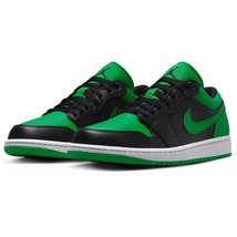 ■ナイキ エア ジョーダン 1 ロウ ブラック/ラッキーグリーン/ホワイト 新品 28.0cm US10 NIKE AIR JORDAN 1 LOW 553558-065_画像6