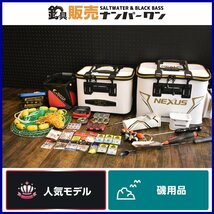 【人気モデル☆1スタ】磯釣りセット バッカン 柄杓 マゼラー ウキ 針 仕掛け BB-X ネクサス バッカン BK-112T 40cm EX BK-124R 45cm KKM_画像1