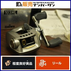 【程度良好美品★人気モデル】ダイワ TD-Z 103HL 左巻き DAIWA チームダイワZ TEAMDAIWA Z ベイトリール ブラックバス 日本製（CKN_O1）