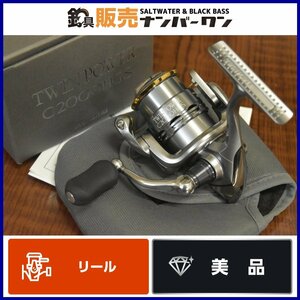 【美品☆】シマノ 11 ツインパワー C2000HGS SHIMANO TWINPOWER スピニングリール トラウト バス アジング（CKN_O1）