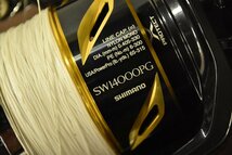 【程度良好美品★】シマノ 19 ステラ SW 14000PG SHIMANO STELLA スピニングリール キャスティング ロックショア 青物 ヒラマサ 等に（CKN__画像2