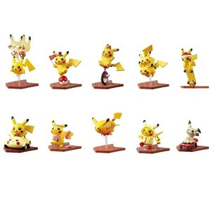 送料無料 ポケモン すすめ！ピカチュウ大行進 フィギュア 全10種コンプリートセット pokemon Pikachu figure キッズ