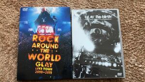 GLAY DVD2種セット Re-birth ROCK AROUND THE WORLD