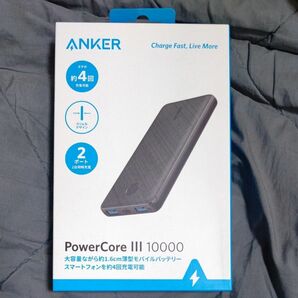 モバイルバッテリー ポケットチャージャー PowerCore ANKER 大容量 10000mAh 新品 未使用 未開封