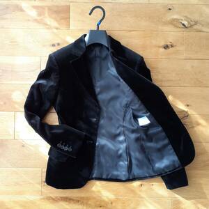【卒業式・入学式】【９号】THE SUIT COMPANY SHE ベルベットジャケット 黒 Size38 