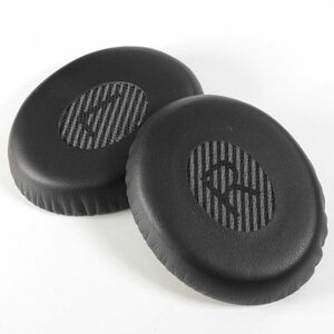 ◆汎用品 ボーズBose QC3 On Ear/O 用 ◆交換イヤーパッド左右セット/黒スライブ