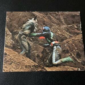 良品 旧カルビー 仮面ライダーカード No.83 明朝の画像1