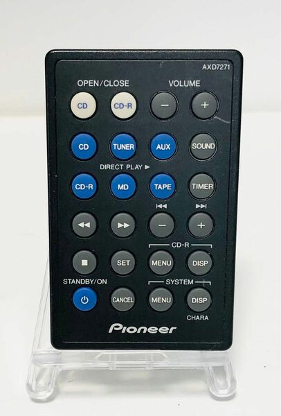 ★美品★ Pioneer パイオニア CDコンポ X-NS1 XC-NS1 用リモコン AXD7271 動作未チェック