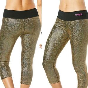【正規品・新品】キラキラ XSサイズ★ZUMBA・ズンバ★LightUp The Dancefloor Metallic Capri Leggings
