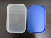 ★タッパーウェア(Tupperware)★MMワイド　＃1 シール(青)　2000mL　長方形_画像8