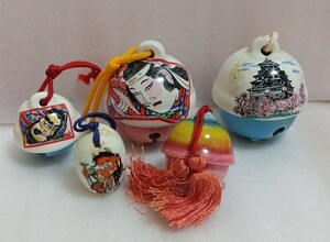 コレクション土鈴☆鈴のような光沢のある土鈴♪九谷焼、青森ねぶた☆伝統工芸品