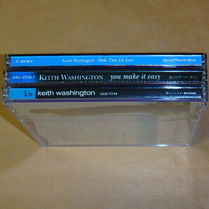 キース・ワシントン CD3枚セット / Make Time for Love（US盤）/ You Make It Easy（ドイツ盤）/ Kw（輸入盤）/ （Keith Washington）の画像3