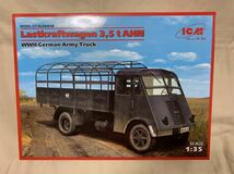 ICM 1/35 Lastkraftwagen 3.5t AHM ルノーAHMドイツ軍軍用トラック 未組立_画像1