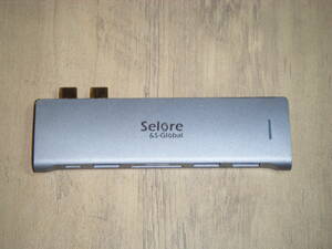 Selore&S-Global производства ступица USB3.0 Thunderbolt USB-C (TUNDERBOLT3) HUB 6in2 DONGLE (TB3,USB×3,SD,TF) MacBook Pro air для 