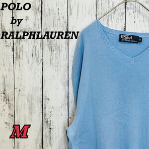 POLORALPHLAUREN ポロラルフローレン　 ニット セーター　メンズ　ブルー　青　