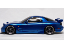 タミヤ MAZDA RX-7(FD3S) 電飾付 塗装済完成ボディ　メタリックブルー_画像7