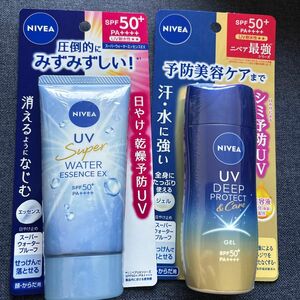 NIVEA ニベアUV ディープ プロテクト＆ケア ジェル 80g ＆ エッセンスEX 80g セット