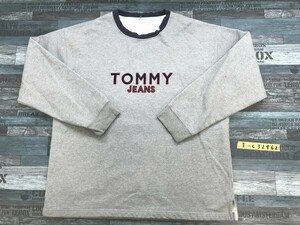 TOMMY JEANS Tommy Jeans Мужская вышивка логотипа Матовый пуловер на спине Кроссовки Хизер Грей