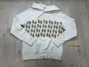 UT UNIQLO ユニクロ × DISNEY ディズニー メンズ ミッキープリント フーディー パーカー S 白